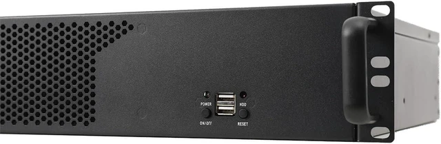 Alt view image 7 of 7 - 2U Server Chassis Rackmount Case,Wall Mount Server Cabinet IT Network Rack