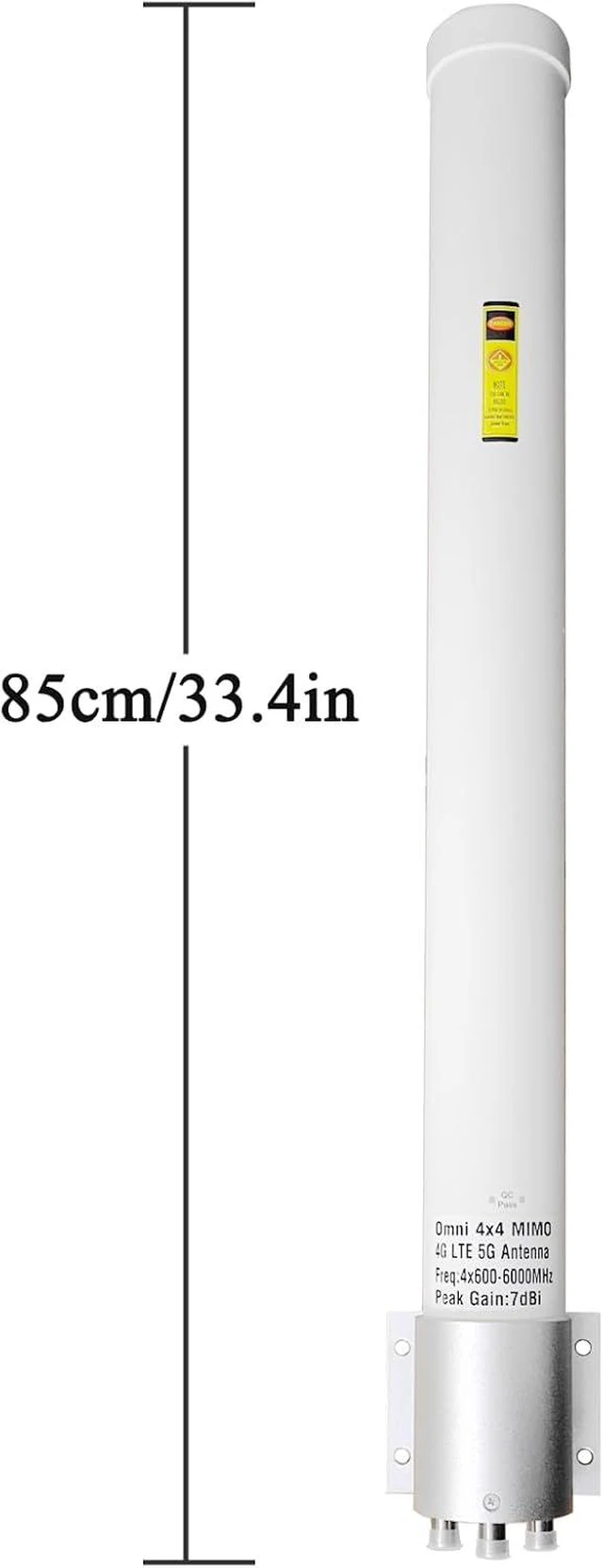 Alt view image 2 of 6 - Outdoor MIMO 4x4 Antenna 5G, Omni Directional Longer Range 4G/ LTE Cellular Antenna for t-Mobile, 600-6000MHz, for Router & Gateways, Verizon, AT&T Home Internet