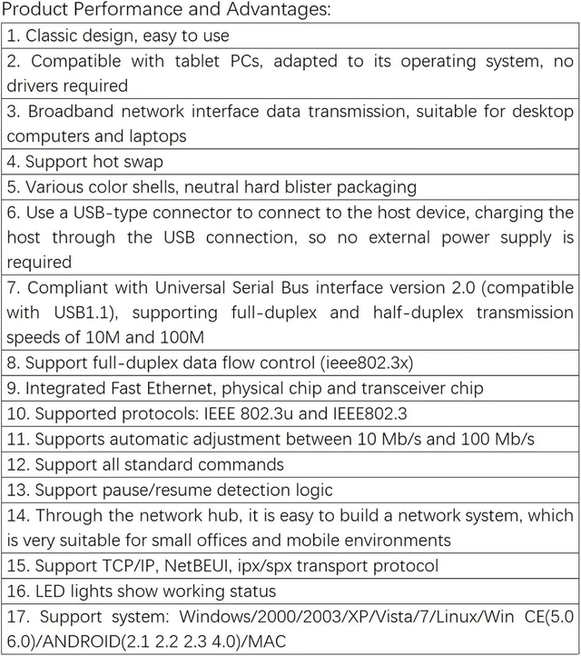 Alt view image 3 of 3 - 10/100M ASIX AX88772C CHIP USB 2.0 ETHERNET Adapter Network Card USB 2.0 to RJ45 LAN GIGABIT Internet Adapter Converter for PC(USB to RJ45)