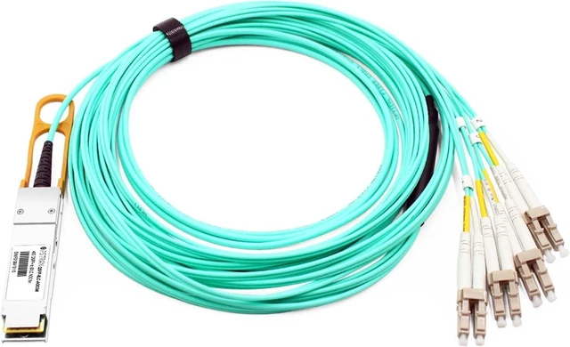 Main image of 40G QSFP+ to 4 Duplex LC Breakout AOC for Arista QSFP-8LC-AOC5M 5m