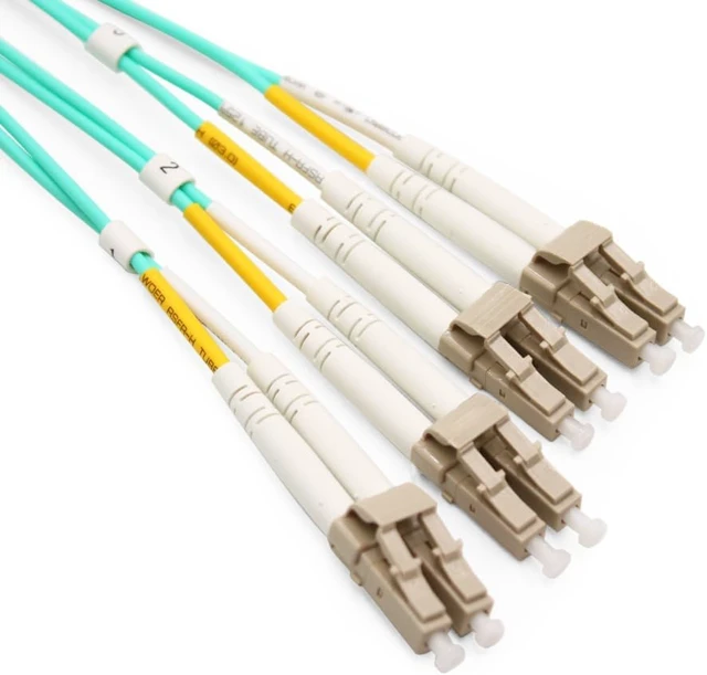Alt view image 5 of 6 - 40G QSFP+ to 4 Duplex LC Breakout AOC for Arista QSFP-8LC-AOC5M 5m