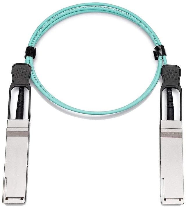 Alt view image 2 of 4 - 40G QSFP+ AOC Cable-QSFP AOC Active Optical Cable, QDR, MMF, Compatible with Cisco QSFP-H40G-AOC10M, 10-Meter (32.8ft)