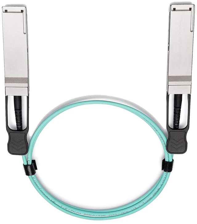 Alt view image 4 of 4 - 40G QSFP+ AOC Cable-QSFP AOC Active Optical Cable, QDR, MMF, Compatible with Cisco QSFP-H40G-AOC10M, 10-Meter (32.8ft)