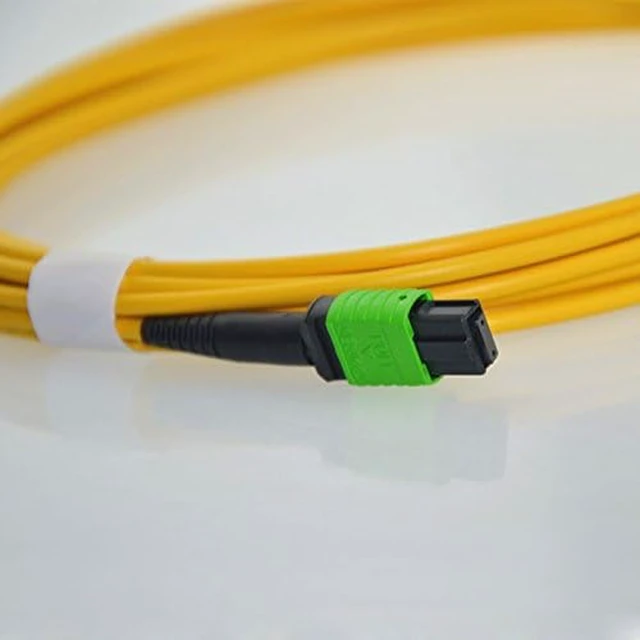 Alt view image 2 of 3 - 1M 3ft MTP/MPO to MPO (APC) Singlemode SMF Fiber Patch Cable 12 Fiber QSFP+ 40/100Gbe, QSFP+ 40GBASE-PLR4,12 Strands,Method A