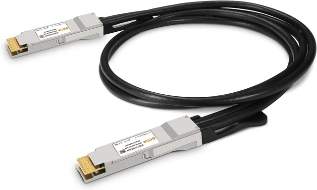 Main image of 6COMGIGA 400GBASE-CU QSFP-DD 400G to 400G Direct Attach Copper Twinax Cable for NVIDIA Device, 30AWG, 0.5M(1.64ft)