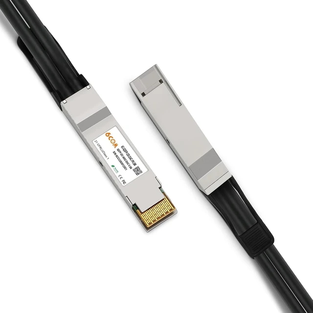 Alt view image 7 of 7 - 6COMGIGA 400GBASE-CU QSFP-DD 400G to 400G Direct Attach Copper Twinax Cable for NVIDIA Device, 30AWG, 0.5M(1.64ft)