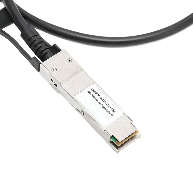 Alt view image 5 of 7 - ASHATA 40Gbps QSFP to QSFP Active DAC Cable, 1m/3.28ft, Compatible with H3C, Juniper, Extreme and Others
