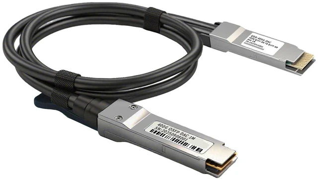 Main image of 400G OSFP Flat-Top to QSFP-DD DAC Cable, 1m/3.3ft Passive Copper Twinax, 4x100G PAM4 Ethernet Direct Attach Cable for Switches, Servers and NICs only Compatible with NVIDIA/Mellanox (Ethernet)