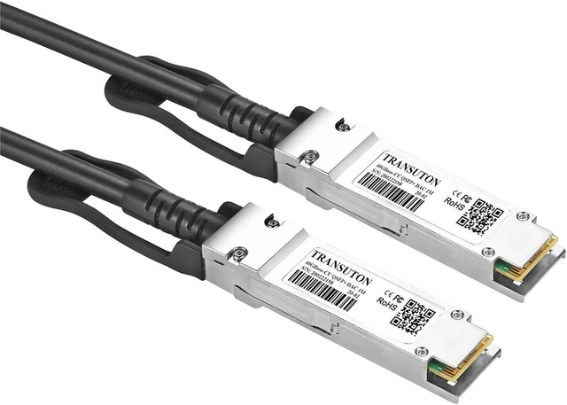 Alt view image 2 of 5 - 40G QSFP+ DAC Passive Cable,0.5-Meter(1.64ft)