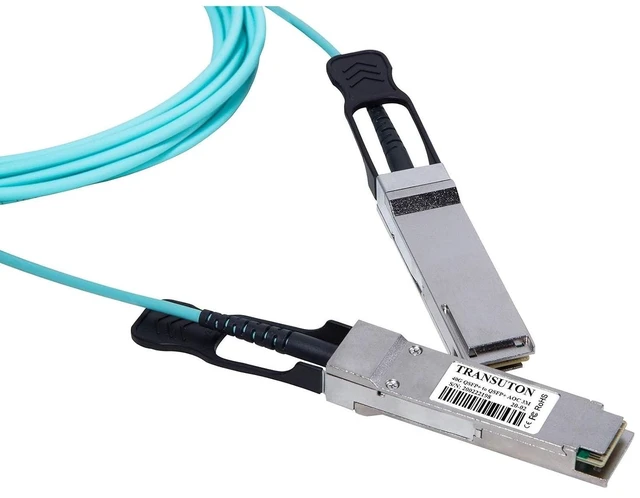 Main image of 40G QSFP+ AOC Cable|Active Optical (5M/16.4ft)