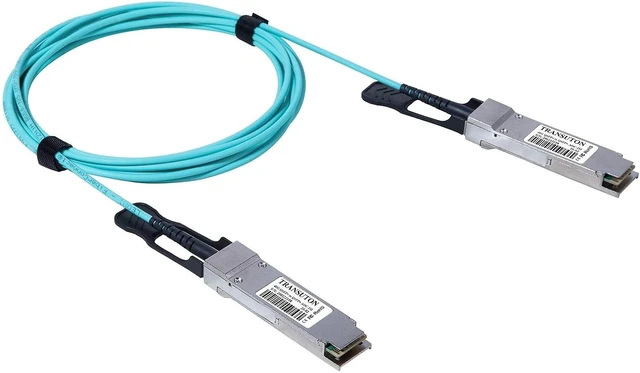 Alt view image 3 of 5 - 40G QSFP+ AOC CableActive Optical Cable (7M/23ft)
