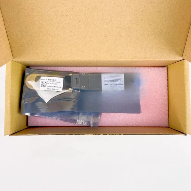 Alt view image 5 of 5 - New for AFBR-79EBMZ-FT1 40G QSFP Multimode LC Optical Fiber Module XW7J0 0XW7J0