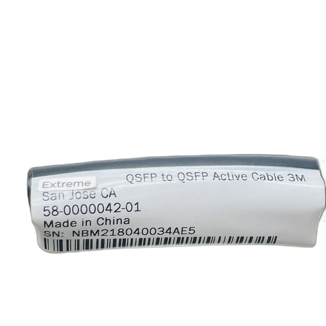 Alt view image 3 of 4 - Nengine for Brocade 58-0000042-01 QSFP+ Direct Attach Copper Cable, 40Gb/s 3-Meter SFP+ DAC Twinax Cable, Passive,QSFP-40G-DAC-30
