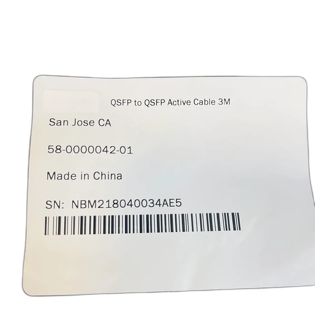 Alt view image 4 of 4 - Nengine for Brocade 58-0000042-01 QSFP+ Direct Attach Copper Cable, 40Gb/s 3-Meter SFP+ DAC Twinax Cable, Passive,QSFP-40G-DAC-30