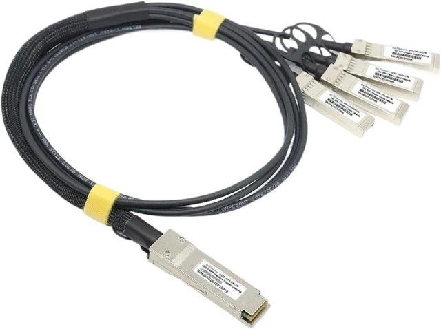 Main image of 1PCS 40G DAC high Speed Cable QSFP+ to 4xSFP+ Branch Stacking line Passive Copper Cable Compatible 0.5m