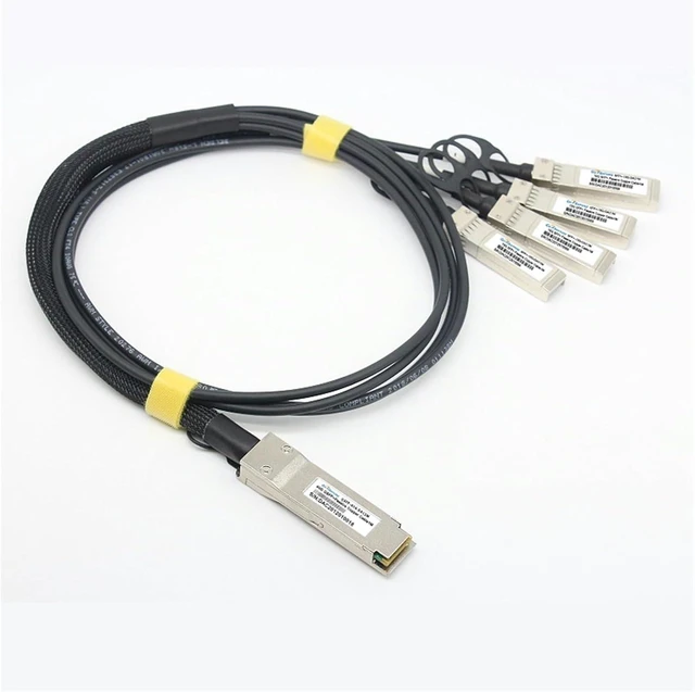 Alt view image 5 of 5 - 1PCS 40G DAC high Speed Cable QSFP+ to 4xSFP+ Branch Stacking line Passive Copper Cable Compatible 0.5m