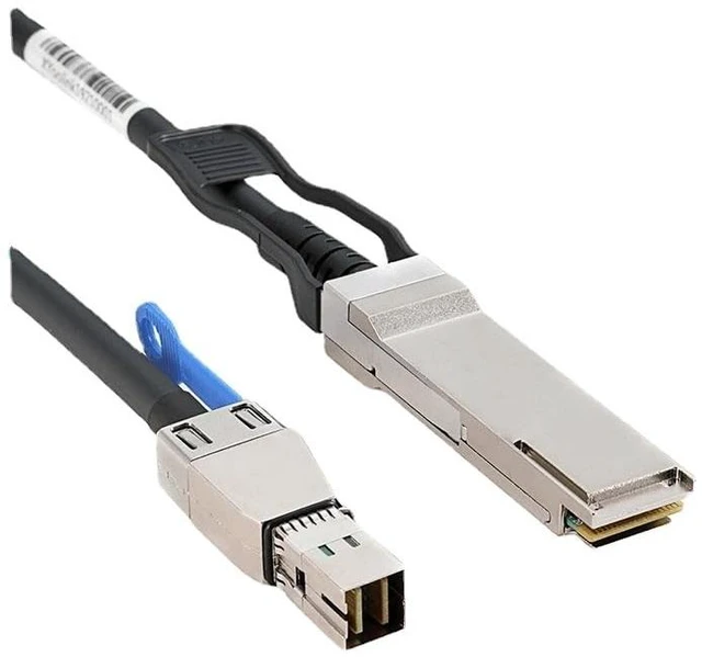 Main image of Computer Room Photoelectric QSFP 40G to 8644 High-Speed Cable Server Data Compatible Cable SFF-8644 1 Meter in Length