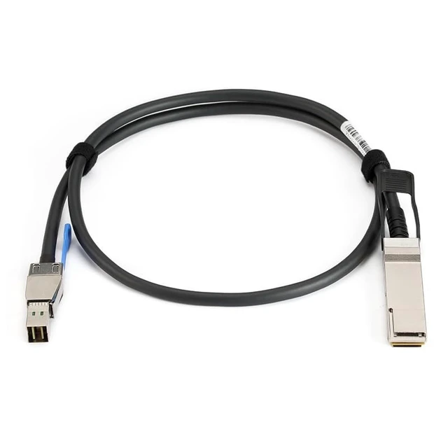 Alt view image 3 of 5 - Computer Room Photoelectric QSFP 40G to 8644 High-Speed Cable Server Data Compatible Cable SFF-8644 1 Meter in Length