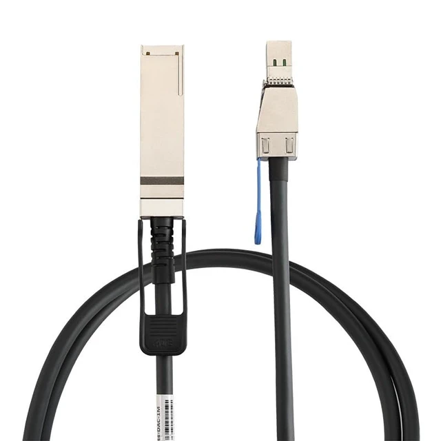 Alt view image 4 of 5 - Computer Room Photoelectric QSFP 40G to 8644 High-Speed Cable Server Data Compatible Cable SFF-8644 1 Meter in Length