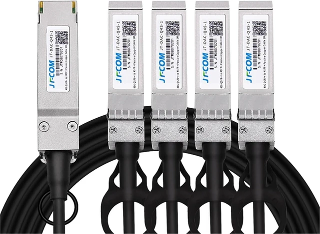 Main image of 1PCS 40/100G QSFP+ to 4SFP+ QSFP28 to 4SFP28 DAC high-Speed Copper Cable(1 Meter,40G)