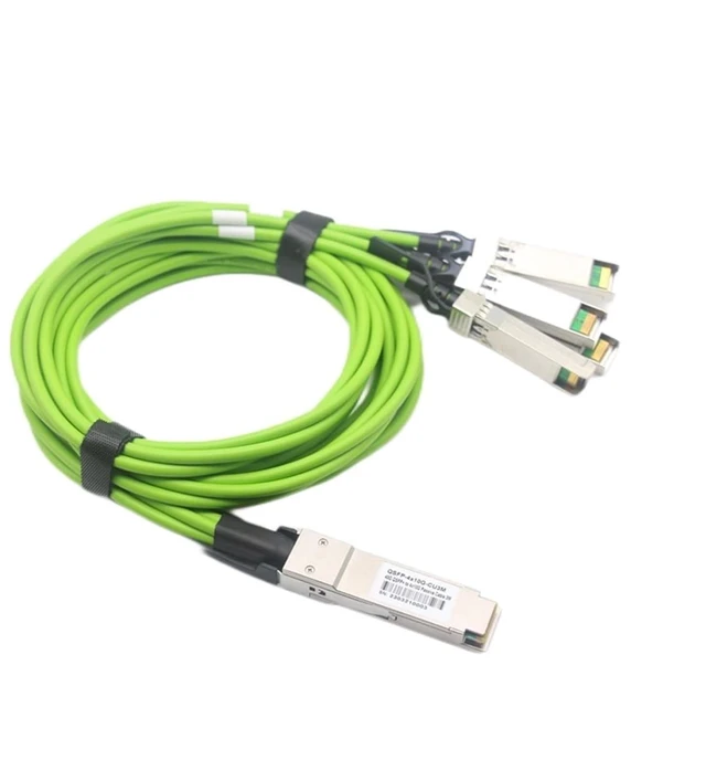 Main image of QSFP+ to 4SFP+ DAC high-Speed Cable Stacking line is widely Compatible with Switch Servers(1m)