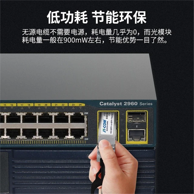 Alt view image 3 of 3 - 1PCS 40/100G QSFP+ to 4SFP+ QSFP28 to 4SFP28 DAC high-Speed Copper Cable(1 Meter,40G)