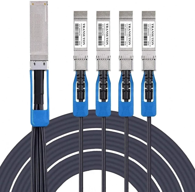 Main image of 100G QSFP28 Breakout DAC Cable, 3-Meter(9.9ft)