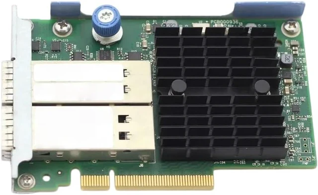 Main image of for GEN8 GEN9 G8 G9 40GB 544+FLR-QSFP 764285-B21 764737-001 Dual Port 10/40Gb 10 Gigabit Fiber Optic Network Adapter Original