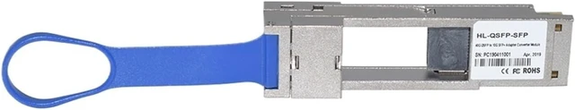 Alt view image 3 of 4 - CVR-QSFP-SFP10G Compatible 40G QSFP+ to 10G SFP+ Adapter Converter Module, Note the switch mode