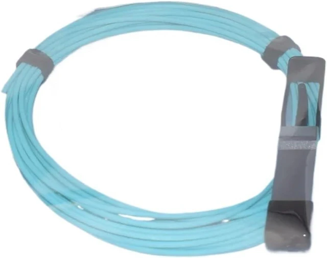 Alt view image 6 of 6 - 40G QSFP+ 20M Aqua Color OM3 QSFP+ to QSFP+ OM3 20M Active Optical Cable (Color : 1 pc)