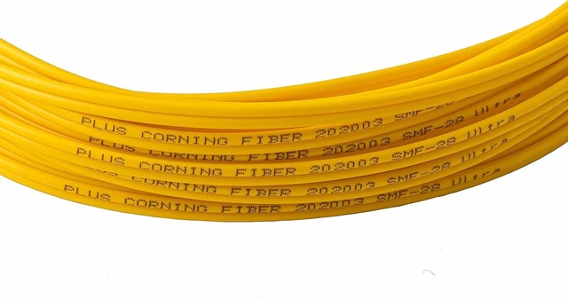 Alt view image 4 of 6 - SpeedyFiberTX - 2-Pack 100 Feet Singlemode Duplex FC/U to SC/U Fiber Patch Cable, Corning SMF-28® 9/125um Ultra Optical Fiber, OS1/OS2 Compatible, Yellow Riser OFNR Cable Jacket