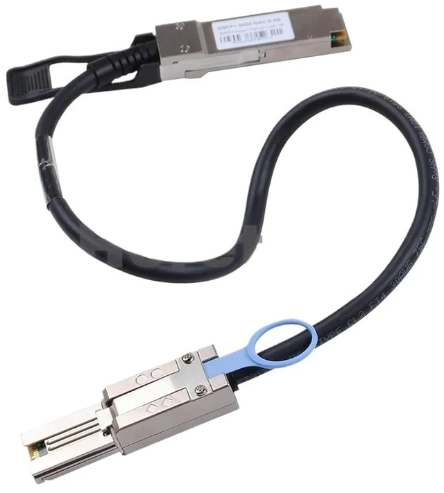 Main image of MI-NSAS HD SFF-8088 to QSFP SFF-8436 SAS Cable NetApp DS2246 DS4243 DS4246 0.5M