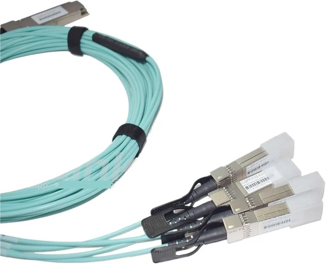 Main image of 40G QSFP to 4 SFP+ Active Optical Cable OM3 1M 850nm LSZH 3-20M