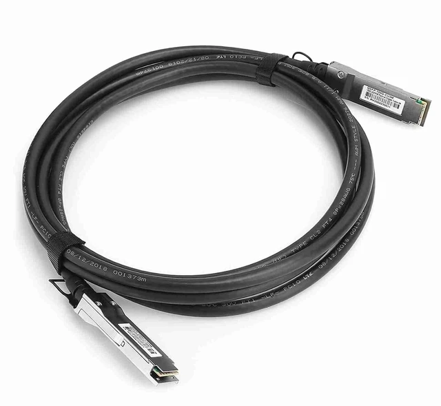 Alt view image 3 of 7 - Sfp Cable, Dac Cable Single Channel QSFP Direct Attach Cable Sfp Cable High Speed 100G Silver Plated Copper (#1) (#2) (#3)