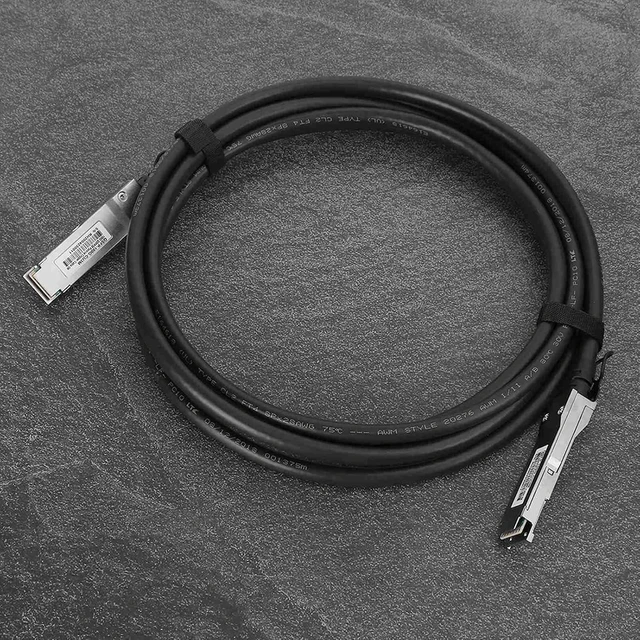 Main image of Sfp Cable, Dac Cable Single Channel QSFP Direct Attach Cable Sfp Cable High Speed 100G Silver Plated Copper (#1) (#2) (#3)