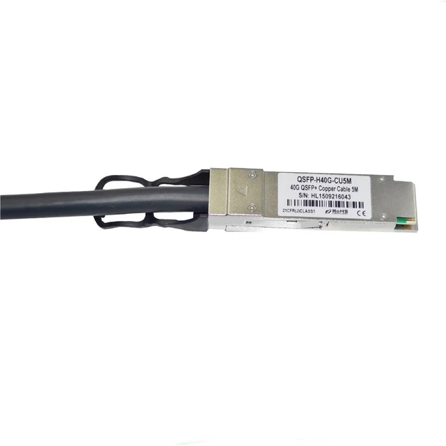 Main image of 40G QSFP 5M Cable QSFP-QSFP40G-CU5M 26AWG 5M DAC Copper Direct Attach Cable(1 Unit)