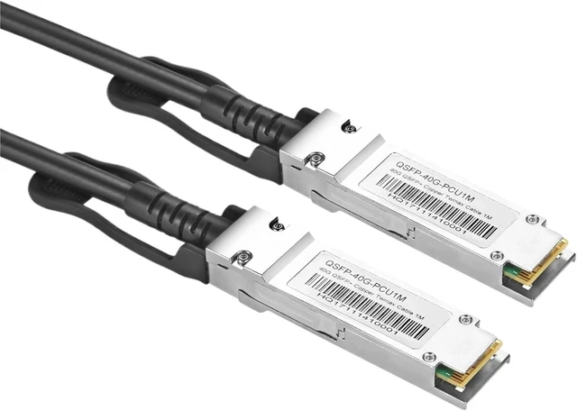 Alt view image 2 of 3 - QSFP 40G DAC Cable QSFP-40G-PCU1M QSFP DAC Cables Direct Attach Passive Copper Cables 1M(1 Unit 1m)