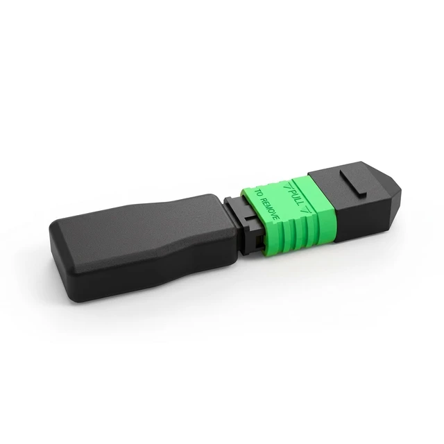 Alt view image 2 of 3 - SpeedyFiber 6PK 8F MPO Female Single-Mode Loopback, Green APC, OS2