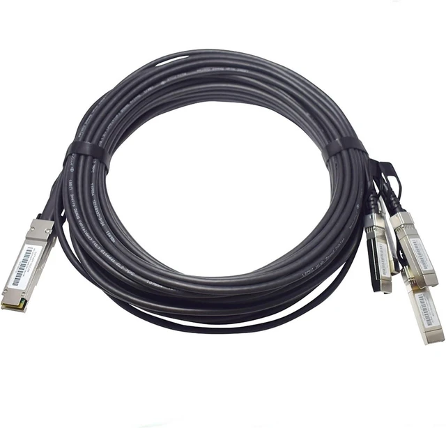 Alt view image 2 of 4 - QSFP-4SFP10G-CU5M 24AWG 5M DAC 40G QSFP+ Copper Direct Attach Cable(1 Units)