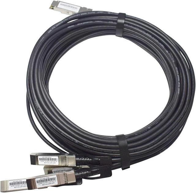 Alt view image 3 of 4 - QSFP-4SFP10G-CU5M 24AWG 5M DAC 40G QSFP+ Copper Direct Attach Cable(1 Units)