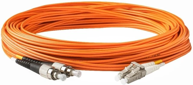 Alt view image 3 of 5 - SpeedyFiberTX - 2-Pack 65 Meter Multimode OM1 Duplex FC to LC Fiber Patch Cable, Corning OM1 62.5/125 Optical Fiber, Orange Riser OFNR Cable Jacket