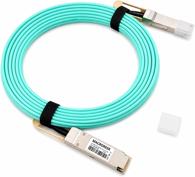 Alt view image 3 of 4 - 200G QSFP56 AOC InfiniBand HDR Active Optical Cable 20m (66ft)