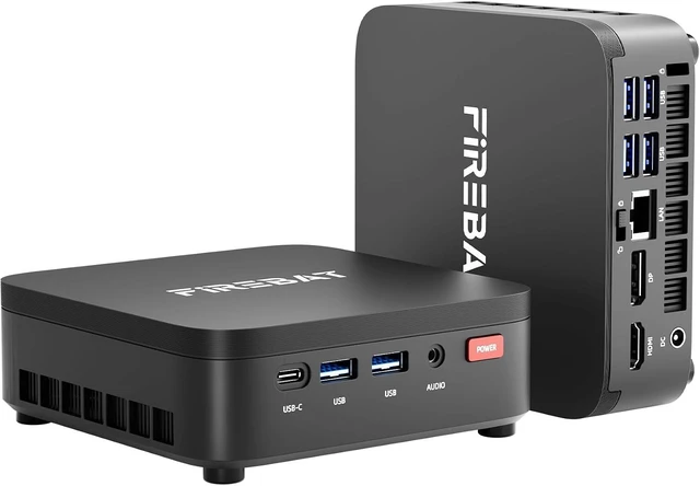 Main image of FIREBAT Mini PC AMD Ryzen 4300U (up to 3.7GHz), LAN/Wi-Fi 6/BT 5.2, Type-C/HDMI/DP, 4K @60Hz Support, 16GB LPDDR4, 512GB SSD (Expandable),Silent,Use in Education, Office, and Home EntertainmentR3