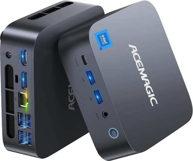 Main image of ACEMAGIC Matrix Mini M1 Mini PC Windows 11 Pro Intel Core i9 13900HK 32GB RAM 1TB SSD (14C/20T) up to 5.4GHZ USB4/HDMI/DP WiFi 6E 2.5G LAN, Mini Computers Mircro Desktop Beat I9 12900HK 7840HS 6800H