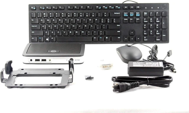 Main image of Dell Wyse 4NH9X 5030 Mini Desktop, 512 MB RAM, 32 MB Flash, Black