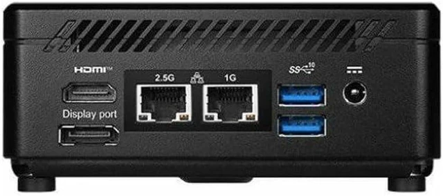 Alt view image 2 of 4 - msi Cubi 5 12M-444US Mini Desktop Computer, Intel Core i5-1235U 1.3GHz, 8GB RAM, 500GB SSD, Windows 11 Pro, Black
