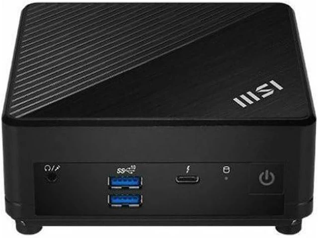 Alt view image 3 of 4 - msi Cubi 5 12M-444US Mini Desktop Computer, Intel Core i5-1235U 1.3GHz, 8GB RAM, 500GB SSD, Windows 11 Pro, Black