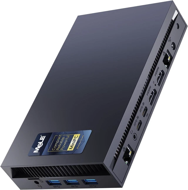 Main image of MeLE Overclock X5 Mini PC i5-1235U 16GB DDR4 512GB SSD Dual LAN 1GbE+2.5GbE