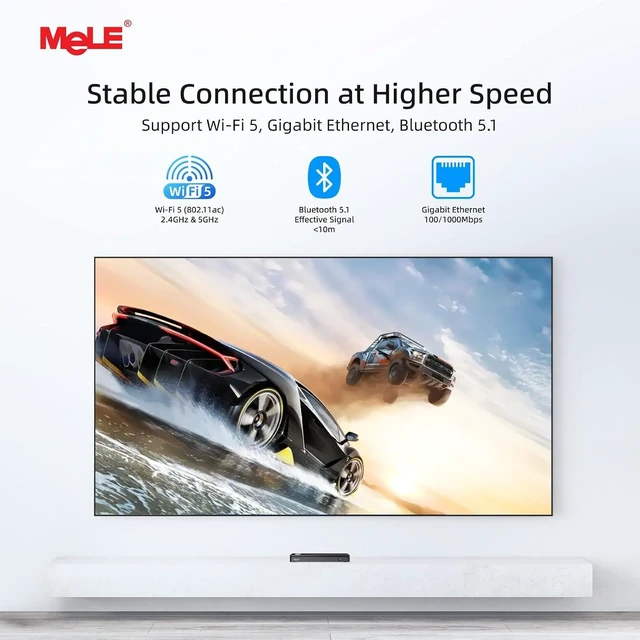 Alt view image 6 of 7 - MeLE Mini PC Overclock 4C N100 16GB RAM DDR4 512GB NVMe SSD