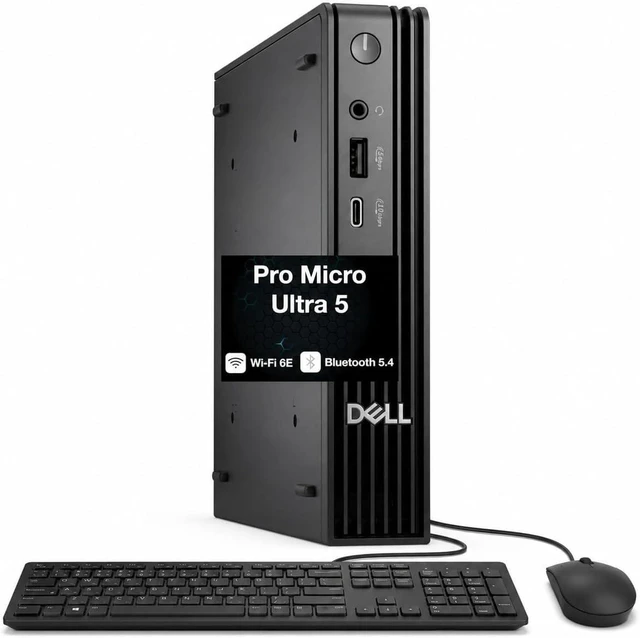 Main image of Dell Pro Micro QCM1250 AI Business Mini Desktop (8GB DDR5, 512GB SSD)